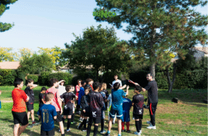 Des centres de loisirs qui participent à une Runco à Montpellier. La course d'orientation revisitée.