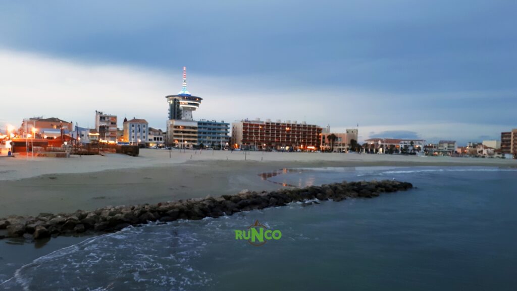 Le littoral Palavas – Carnon, courir face à la mer
